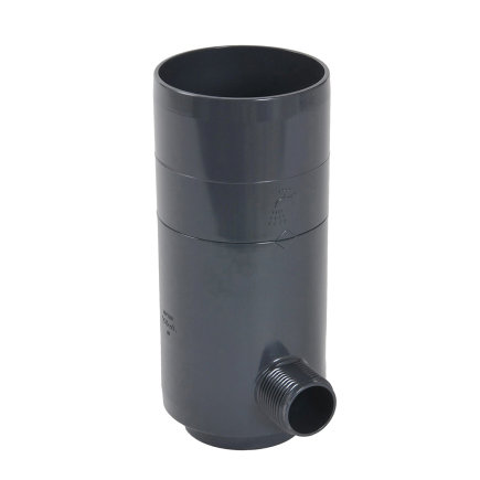 Nicoll Techtan Regenwassersammler, PVC, anthrazit, RAL 7016, 80 mm