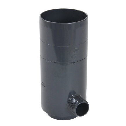 Nicoll Techtan hwa regenton vulautomaat, pvc, antraciet, RAL 7016, 100 mm