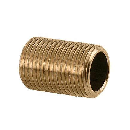 Bonfix draadnippel, messing, 1x buitendraad, ½" 