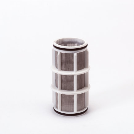 Amiad Zylindersieb für Kunststofffilter 1", T x L = 50 x 125 mm, Siebperforation 0,20 mm, weiß 
