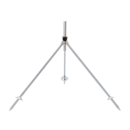 Regner-Stativ, Dreibein mit Erdspießen, einklappbar, verzinkter Stahl, ¾" 