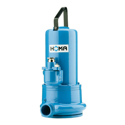 Homa dompelpomp met snijmechanisme tbv afvalwater + fecaliën, gy, GRP 36 D, 3,1 kW, 400 V 
