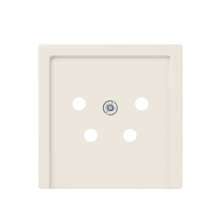 Jung afdekplaat, AS range, voor telefoon-contactdoos, wit 