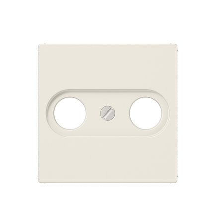 Jung centraalplaat, AS range, voor coax wandcontactdoos, wit 