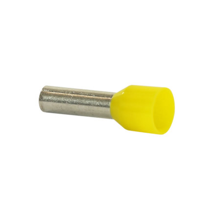 SBI-Burndy adereindhuls, nom. diam. 6 mm², geel, zak à 100 stuks 