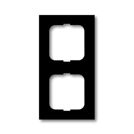 ABB Busch-Jaeger afdekraam, Future linear, 2-voudig, antraciet 