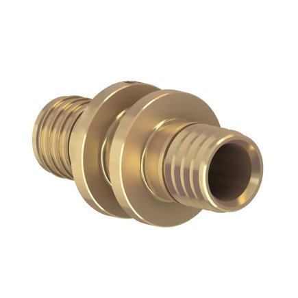 TECEflex koppeling, messing, 2x pers, 32 mm 