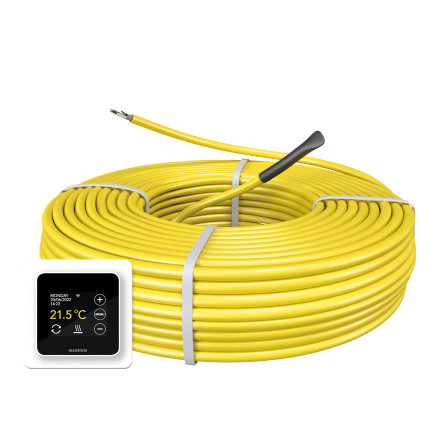 MAGNUM Cable vloerverwarmingskabel set, MRC wifi-thermostaat wit, 300 W 