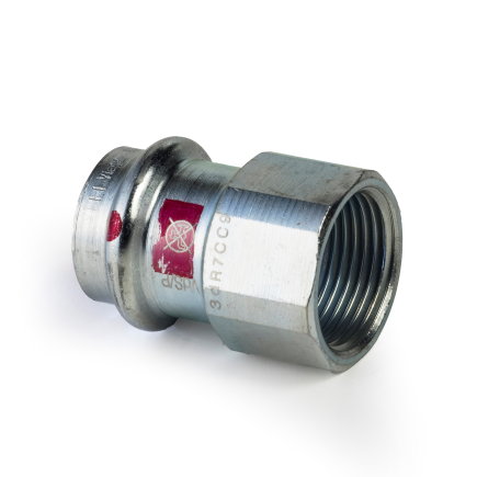 Viega Prestabo schroef koppeling, SC-Contur, type 1112, pers x binnendraad, 35 mm x 1¼" 
