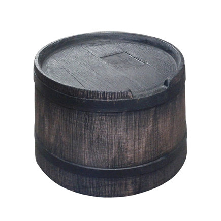 Roto Regentonnen-Sockel in Holzoptik, für 50 und 80 Liter-Regentonne, 40 x 20 cm 