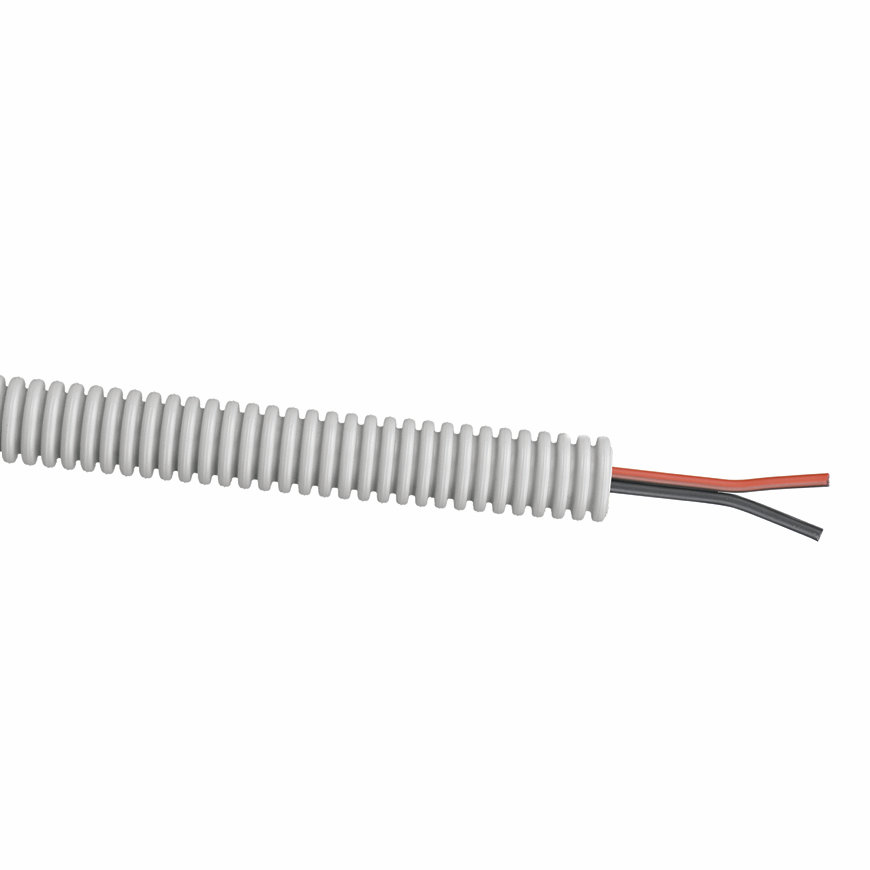 Snelflex voorbedrade flexibele buis met luidsprekerkabel, 16 mm, LS 2x 0,75 mm, 100 m 