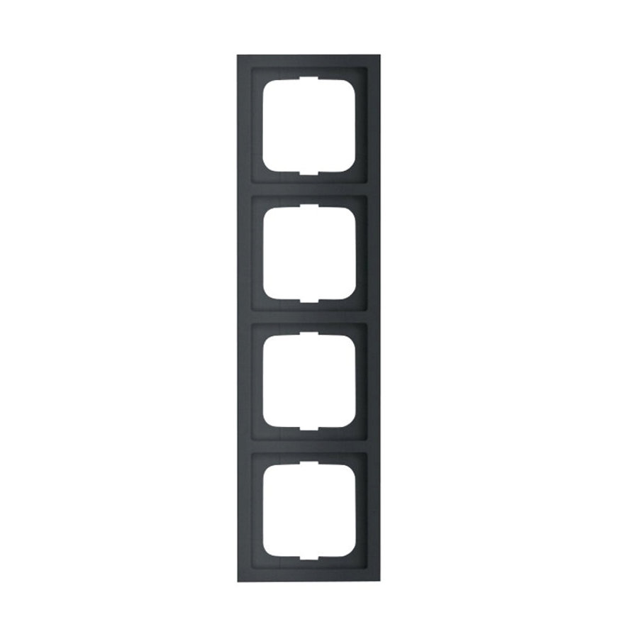 Busch-Jaeger Future linear afdekraam, 4-voudig, mat zwart 