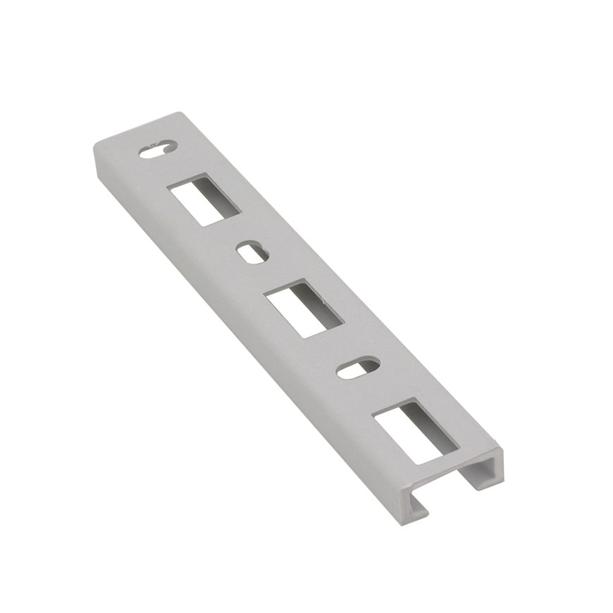 Walraven starQuick Schiene, PVC, grau, 24 x 10 mm, l = 100 mm 