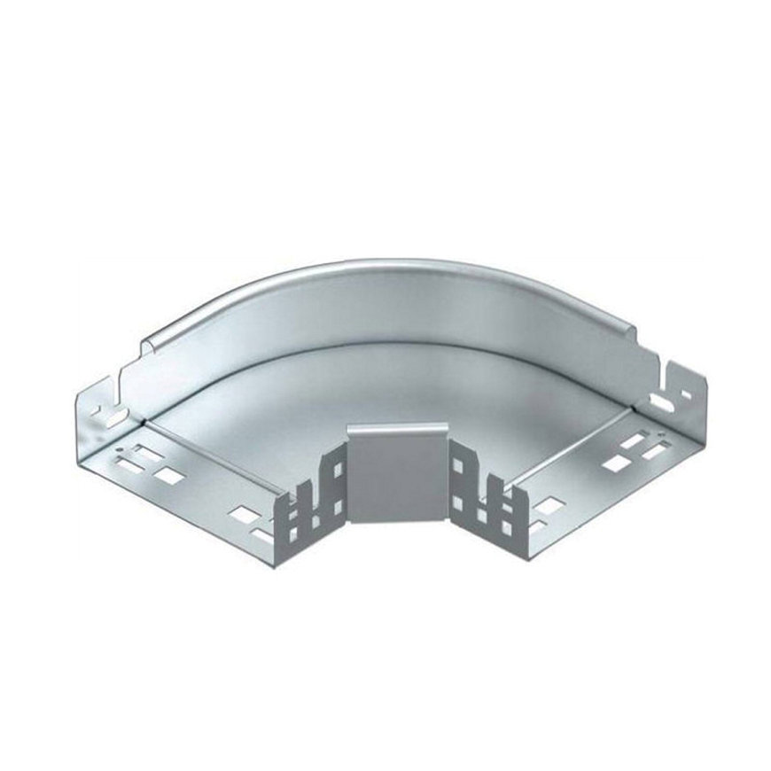 OBO bocht 90°, RBM 90-615, sendzimir verzinkt, klikbaar, b = 150 mm, h = 60 mm 