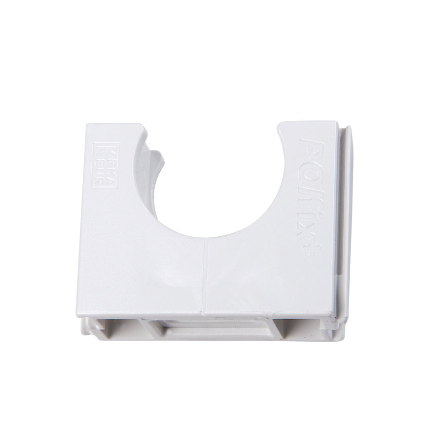 Pipelife Polfix buisklem, 19 mm, wit, zak &agrave; 25 stuks 