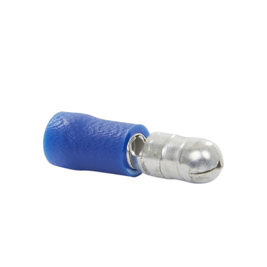 Klemko kabelschoen, rond, geïsoleerd, mannelijk, 5 mm, 1,5 - 2,5 mm², blauw, blister à 25 stuks