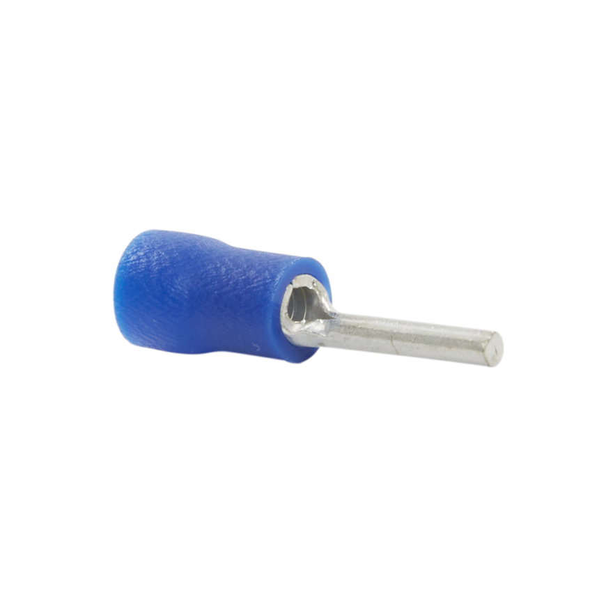 Klemko stiftkabelschoen, geïsoleerd, 9,5 mm, 1,5 - 2,5 mm², blauw, blister à 25 stuks 