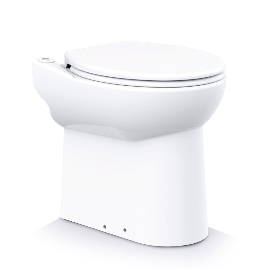 Sanibroyeur compact toilet, type Sanicompact C43, eco+, wit 