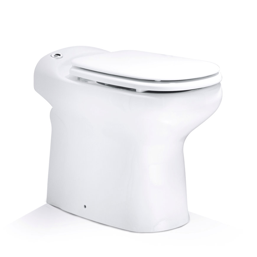 Sanibroyeur compact toilet, type Sanicompact Elite, eco+, wit 