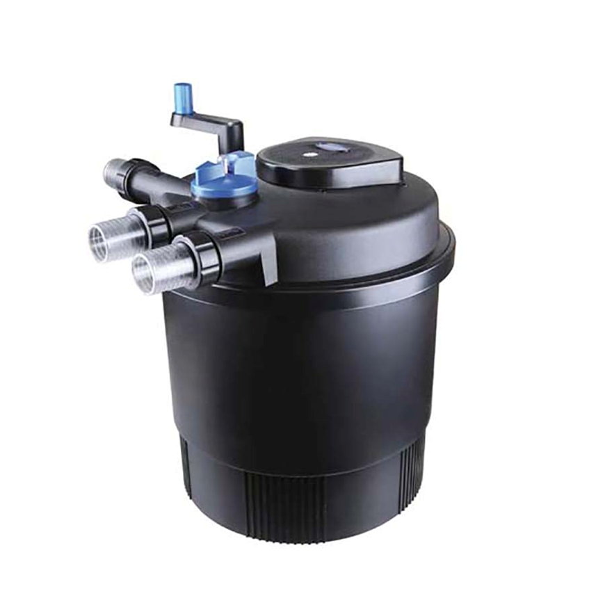 AUGA drukfilter, type VarioPress 14000, incl. 18 Watt UV-C, max. capaciteit 7.000 l/uur 