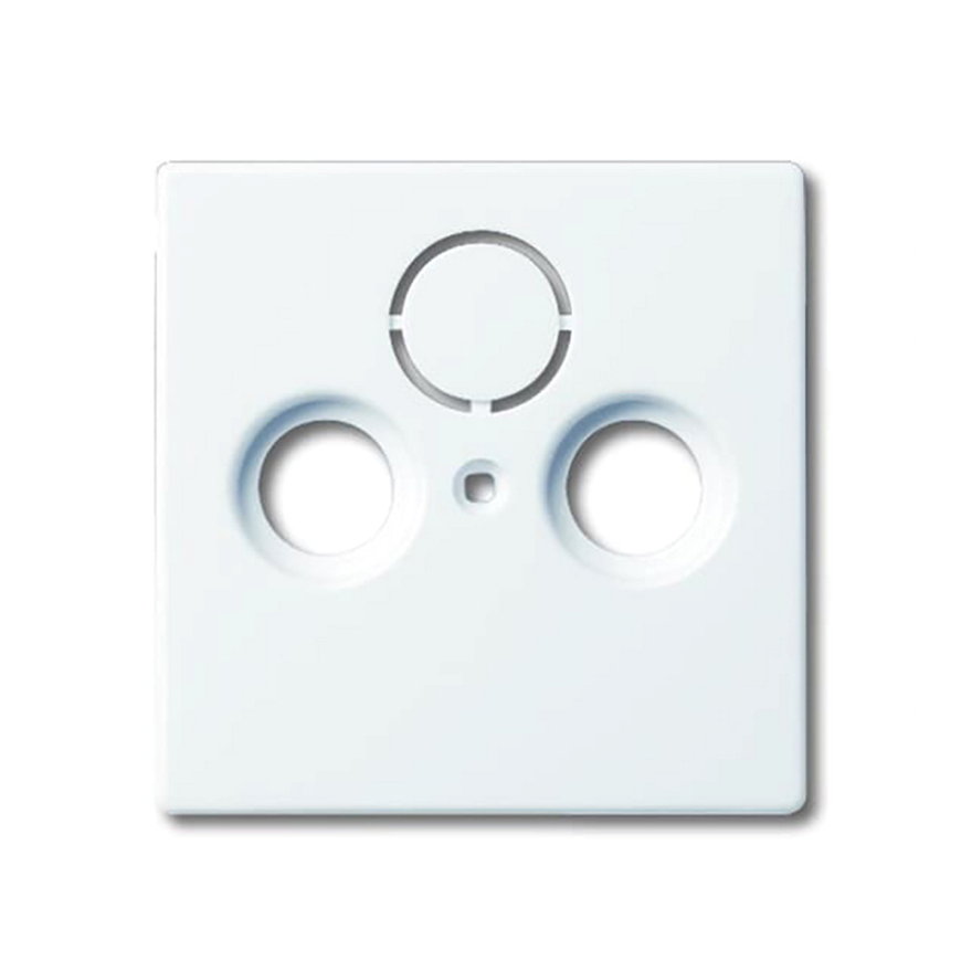 ABB Busch-Jaeger afdekplaat, Future linear, voor coax wandcontactdoos, wit 