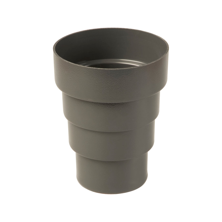 Ubbink rioolontspanning verloop, kunststof, zwart, 110 - 100 - 90 - 75 mm 