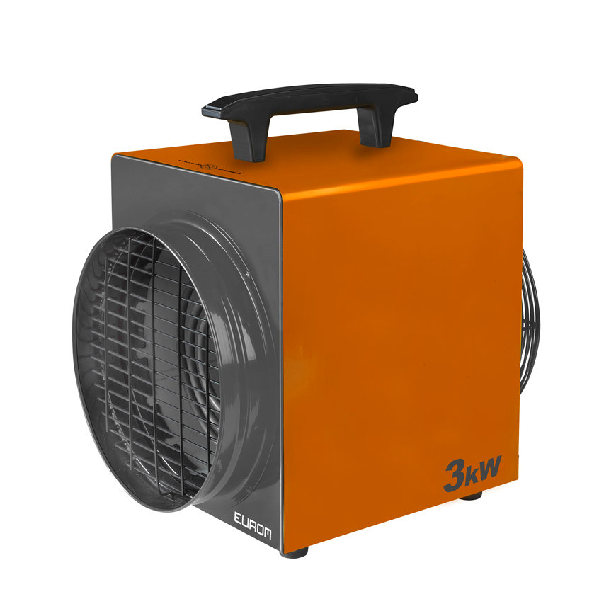 EUROM heater, elektrisch, draagbaar, type Heat-Duct-Pro 3 kW, IP24, 3000 W 