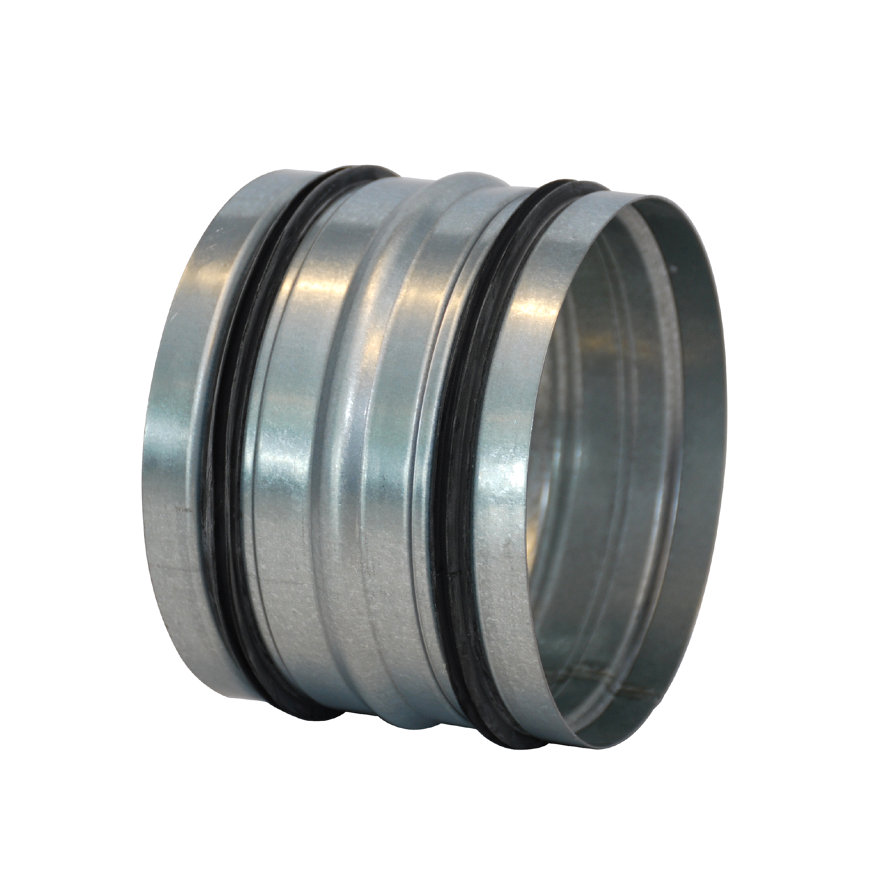 Spiraliet verbindingsstuk, met epdm ring, 2x verjongd spie, 450 mm 