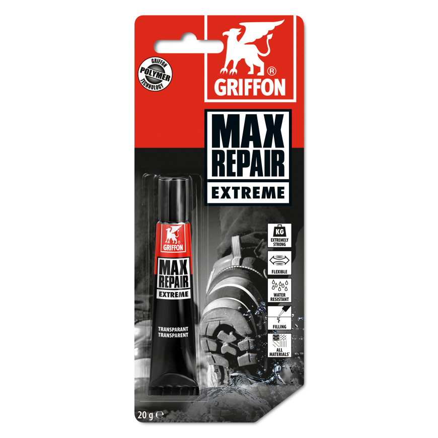 Griffon reparatielijm, type Max Repair Extreme, tube à 20 gram 