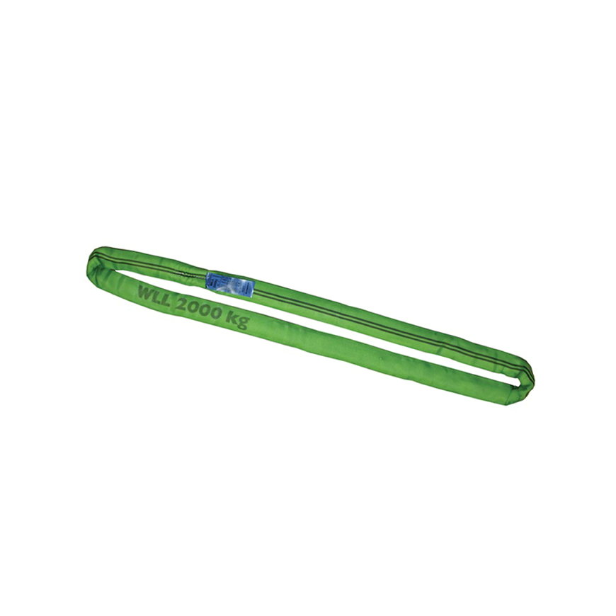 Promat ronde draagband, groen, draagvermogen 2000 kg, l = 3 m 