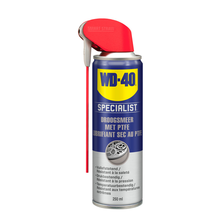 WD-40 Specialist, Trockenschmierspray mit PTFE, Spraydose à 250 ml 