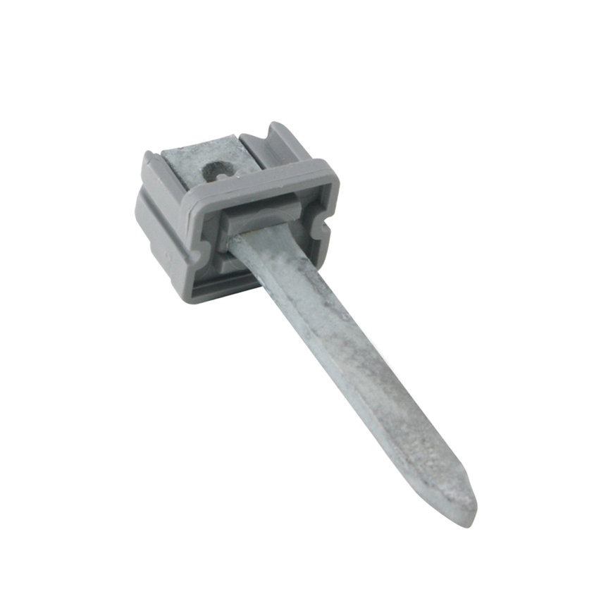 Walraven muurpen 'B', thermisch verzinkt, met huisje van PA, l = 65 mm 