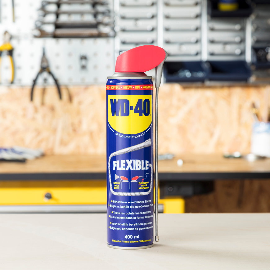 wd 40 gleitmittel Mehrzweckspray | flexibles Metall-Sprührohr, 400 ml