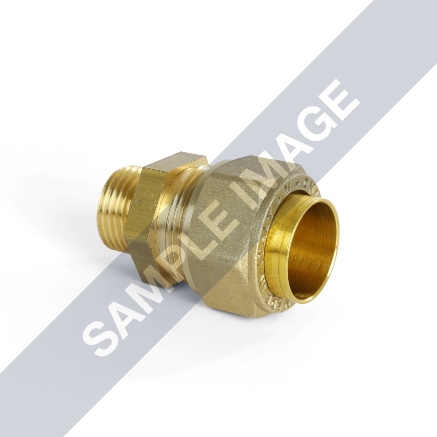 Solarflex schroef koppelingset, Easy-Tight, buitendraad, set à 2 stuks, DN32 x 1¼" 