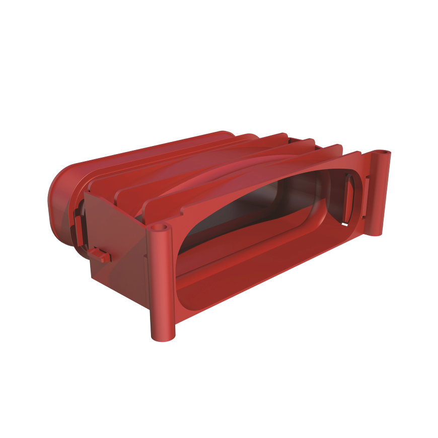 Ubbink Air Excellent afdichtingsring, type AE45sc, rood, 50 x 140 mm 
