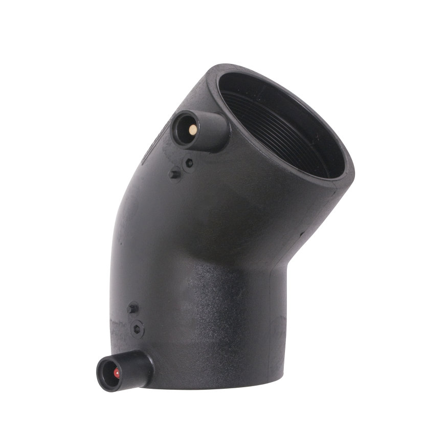 Pipelife Fusion elektrolas knie 45°, pe 100, 2x inwendig las, SDR11, 16 bar, 160 mm 