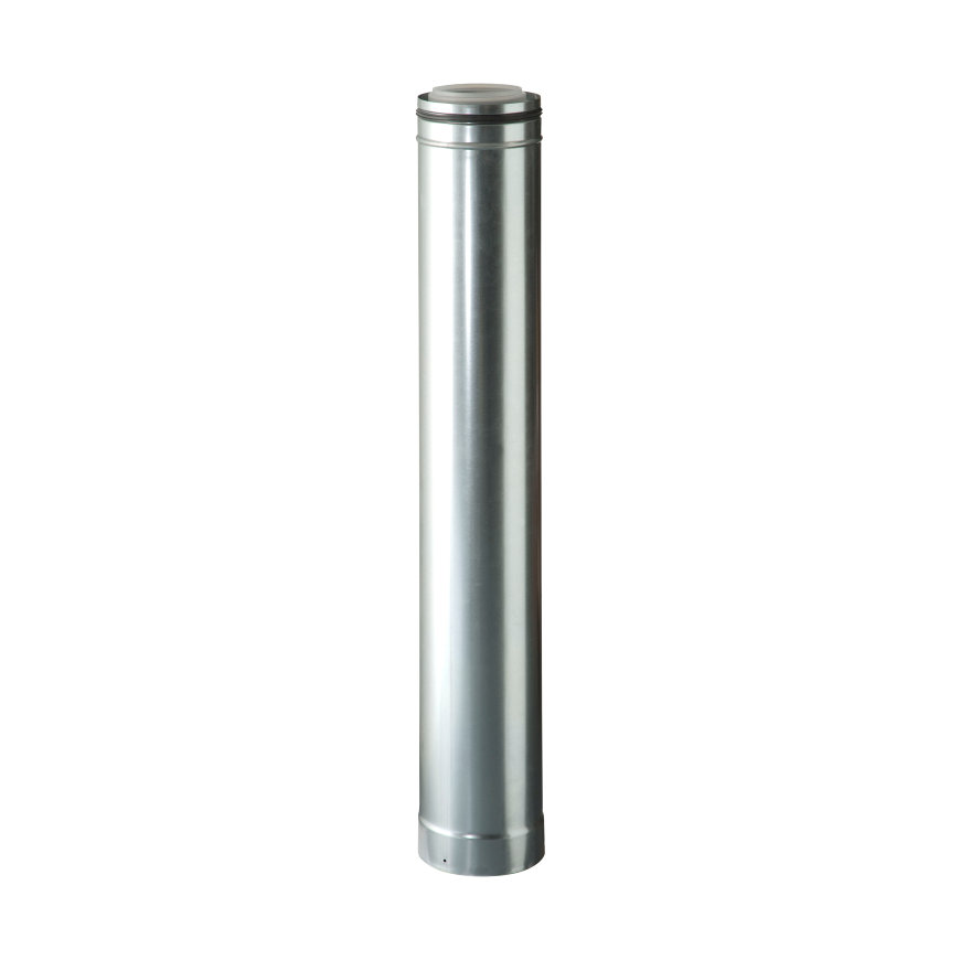 Ubbink verlengbuis, Rolux CLV, concentrisch, pp/metaal, 110/160 mm, l = 1000 mm 