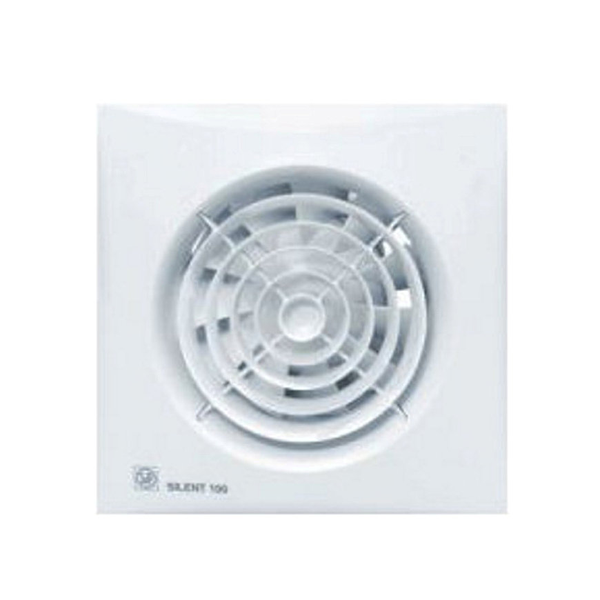 Soler & Palau toilet- / badkamerventilator, wit, type SILENT 100 CZ 
