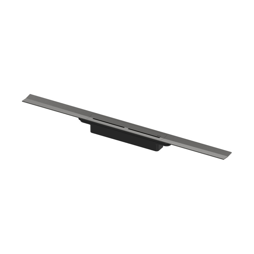 TECEdrainprofile doucheprofiel, rvs, PVD coating, b = 55 mm, l = 900 mm, geborsteld zwart chroom 