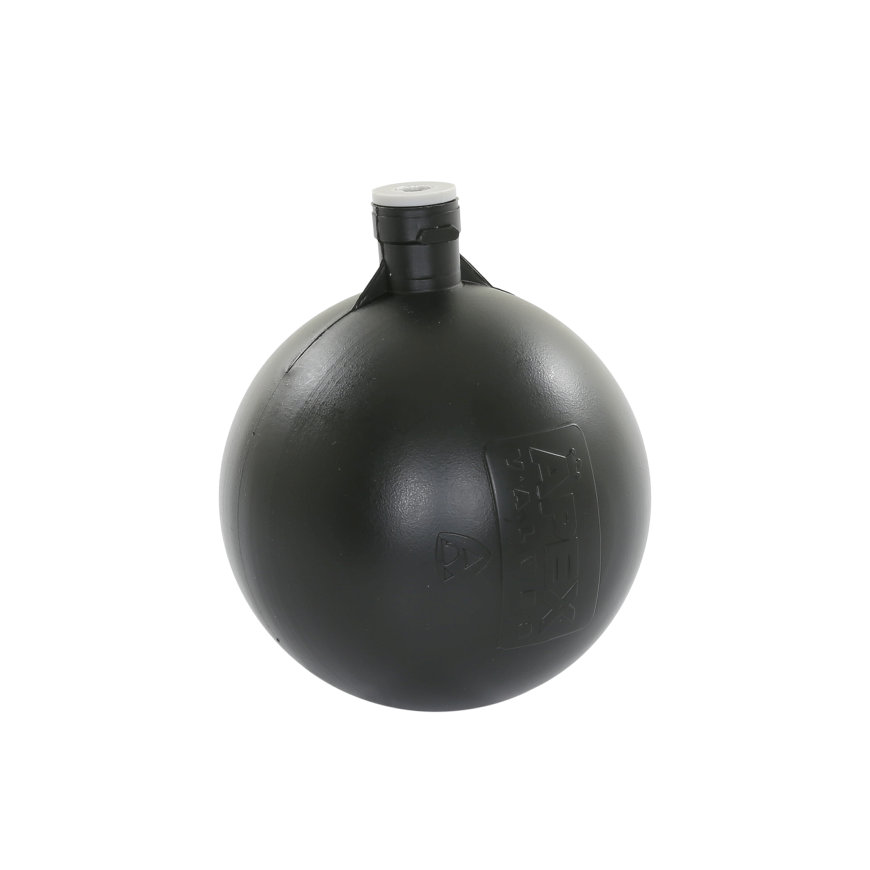 Apex vlotterbal, kunststof, zwart, 115 mm 