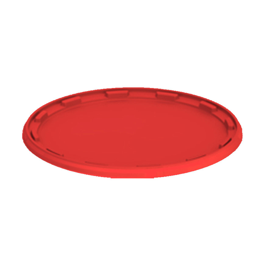Deksel voor cilindrische emmer, voor type JET 260/300, rood 