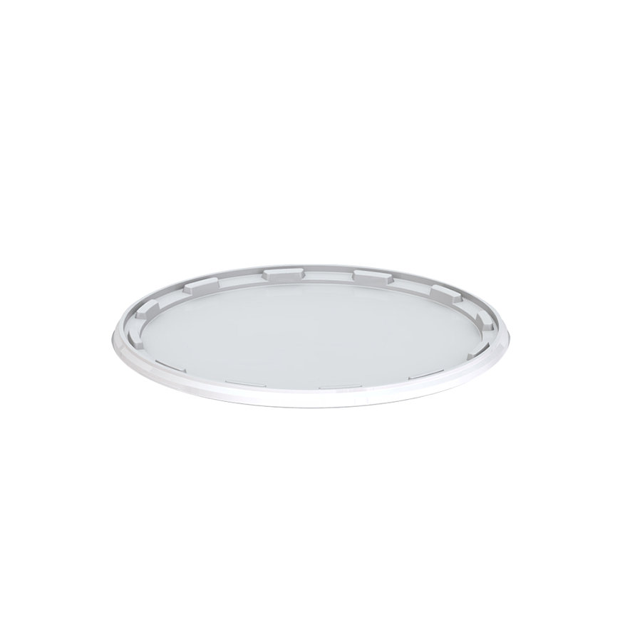 Deksel voor cilindrische emmer, voor type JET 260/300, wit 