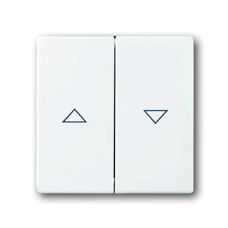 ABB Busch-Jaeger schakelwip, dubbel, met pijlsymbolen, Future, wit 