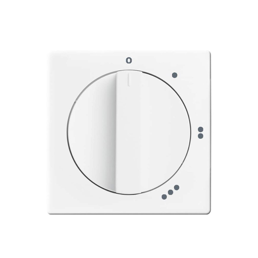 ABB Busch-Jaeger centraalplaat, Future linear, voor 3-standenschakelaar 2710 U, studio wit 