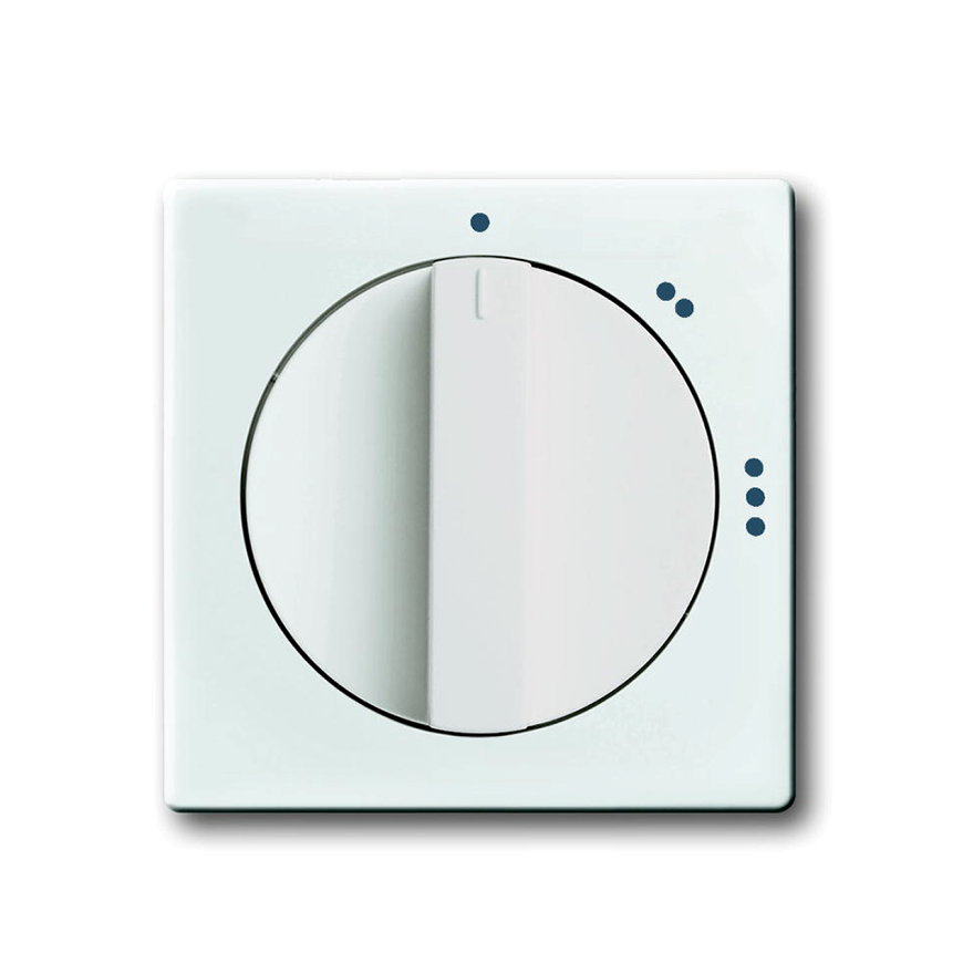 ABB Busch-Jaeger afdekplaat, 3-standenschakelaar, Future linear, zonder nulstand, wit 