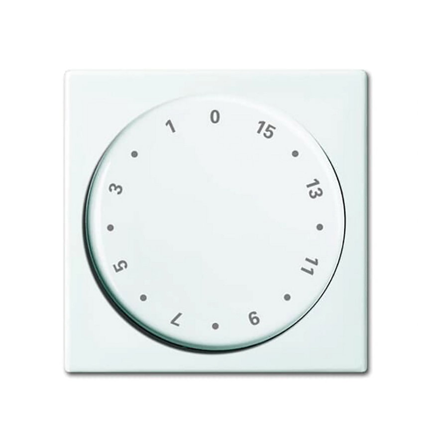 ABB Busch-Jaeger centraalplaat, Balance SI, voor tijdschakelaar, 15 minuten, alpin wit 