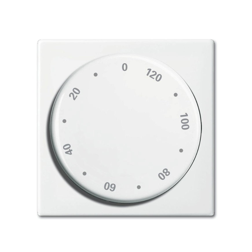 ABB Busch-Jaeger centraalplaat, Balance SI, voor tijdschakelaar, 120 minuten, alpin wit 