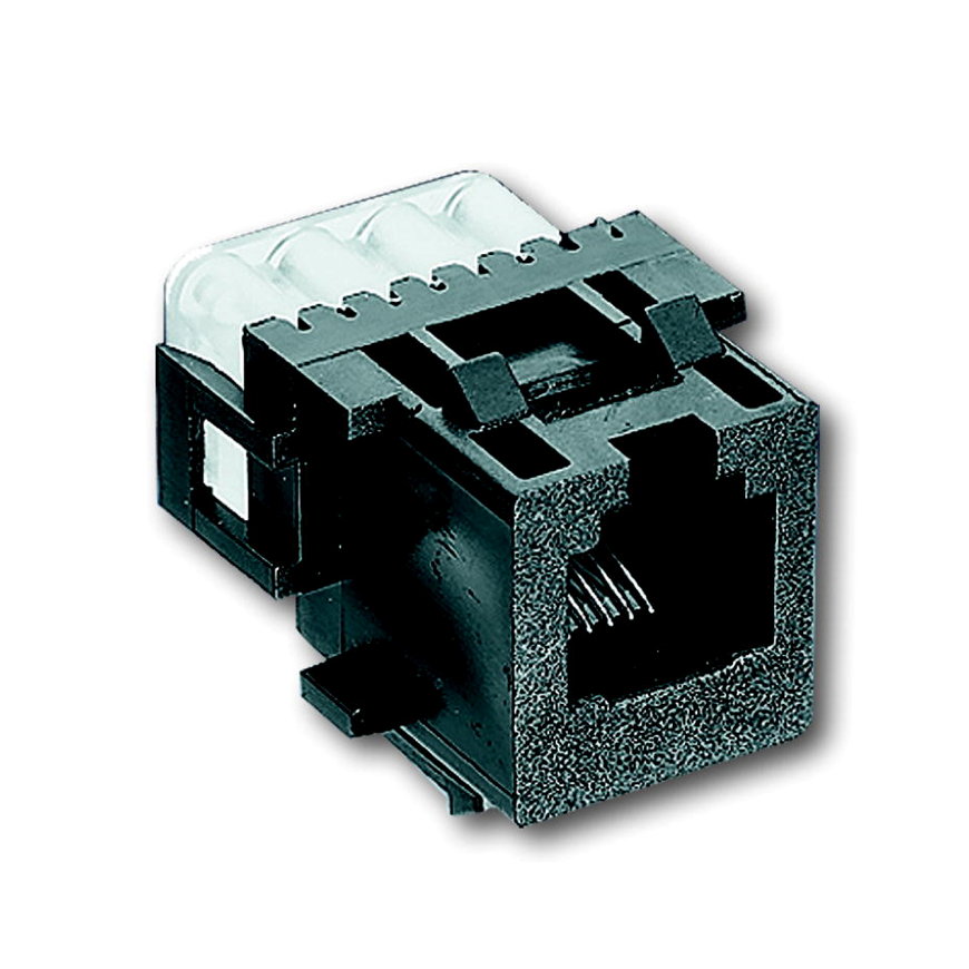 ABB Busch-Jaeger Modulair Jack, voor data-aansluiting, 8-polig, zwart 