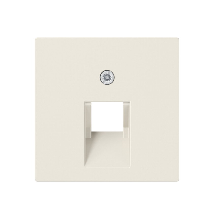 Jung centraalplaat, AS range, voor Modular Jack, 1-voudig, wit 