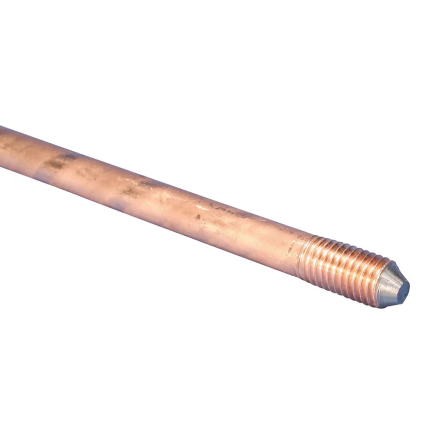Aardelektrode met schroefdraad, verkoperd, l = 3 m, d = 17,5 mm 
